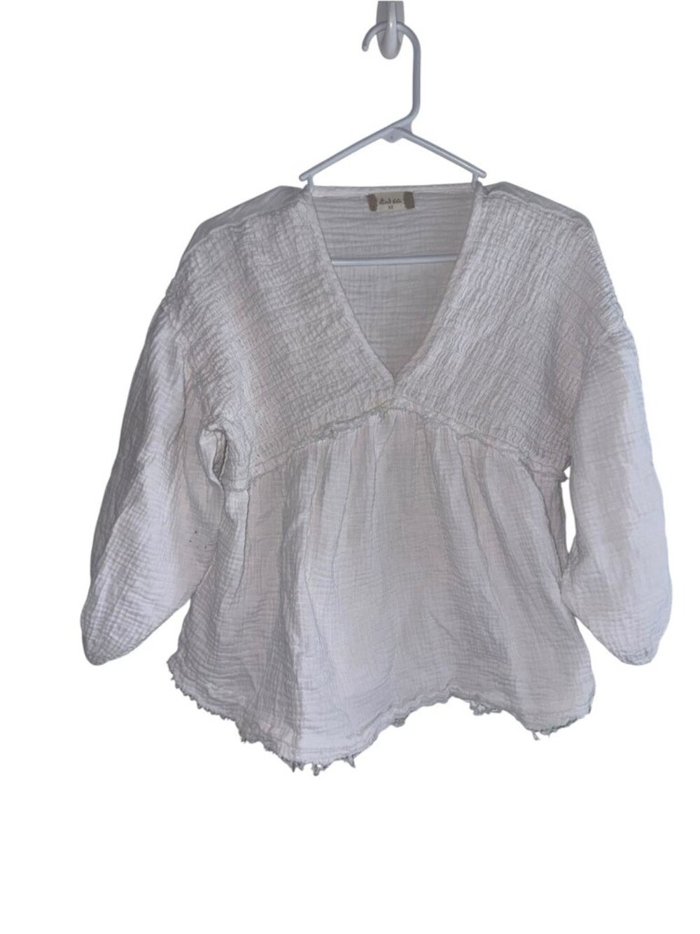 Altar’d State Babydoll Cotton Gauze Top Sz XS Cottage Ren Fair Fairy
